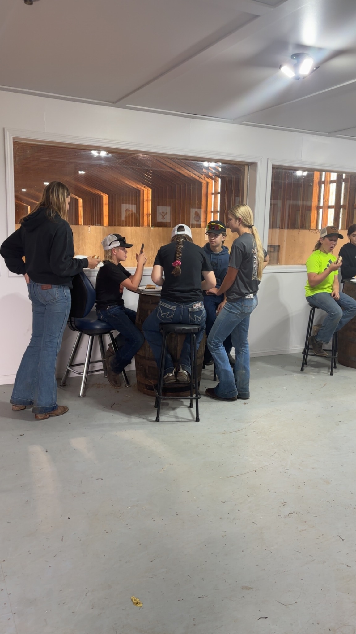 Members gathered in the TPAHA meeting room