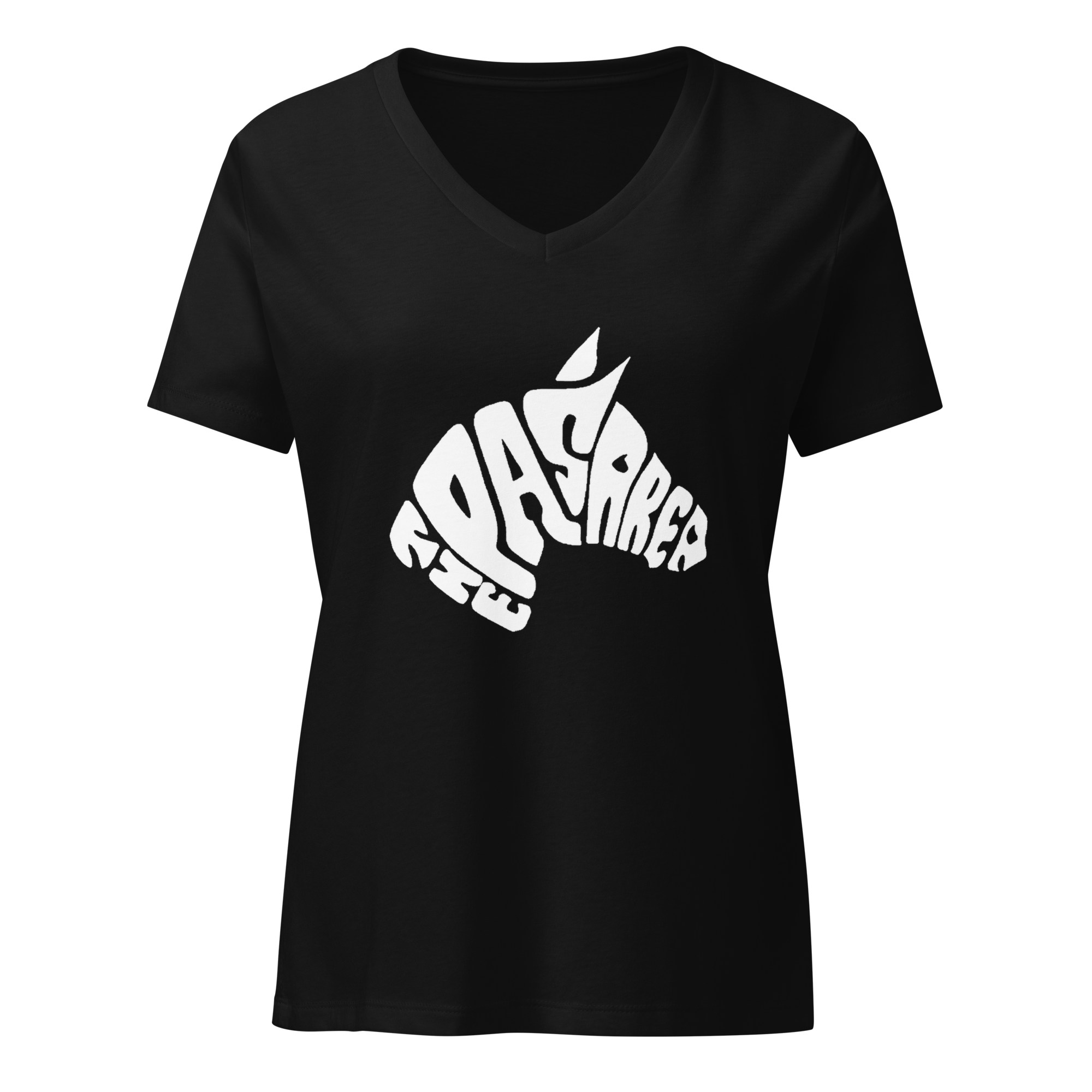 Women's relaxed v-neck t-shirt - front