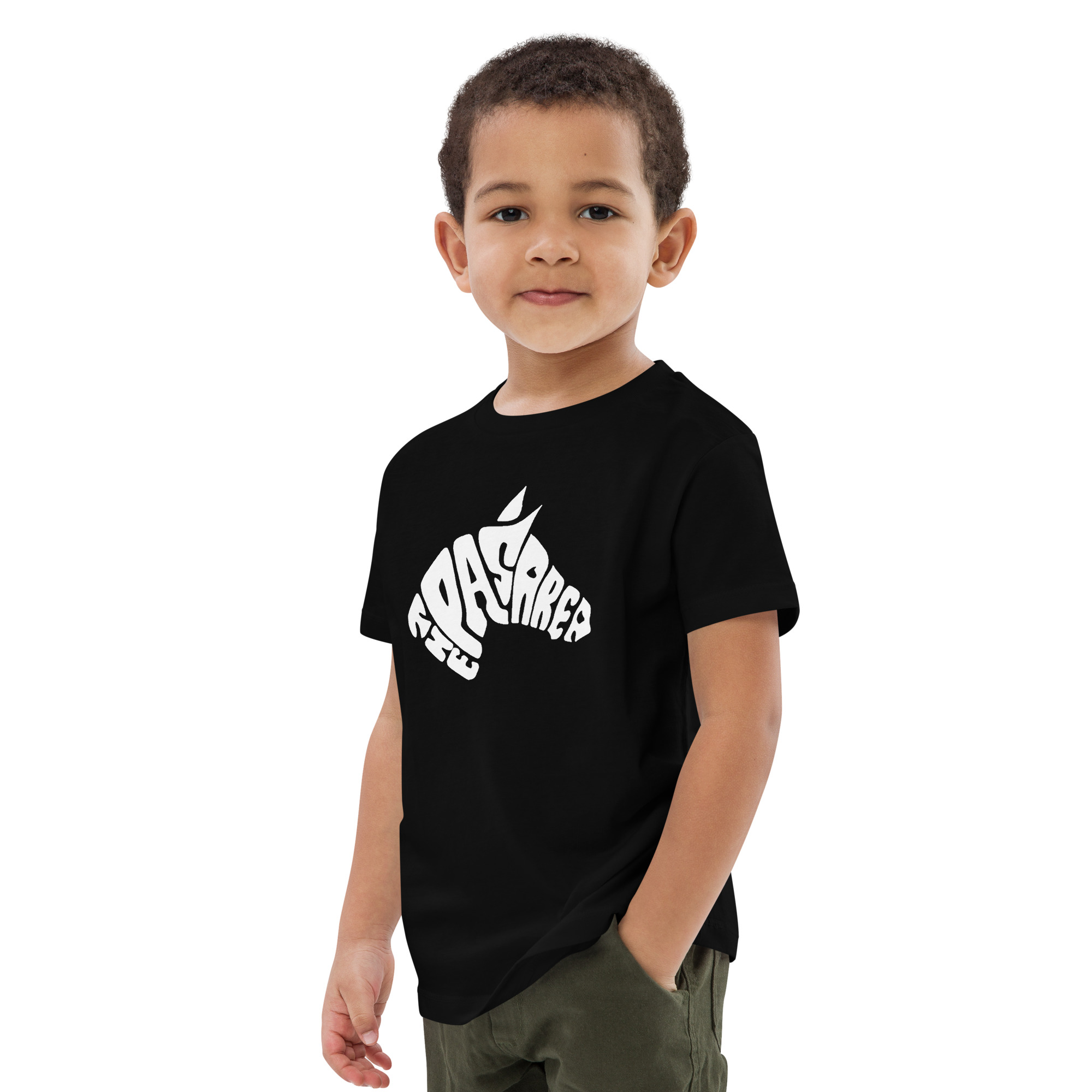 Organic cotton kids t-shirt - left-angle